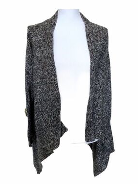 H&M Gray Long Sleeve Open Knit Cardigan Size Medium